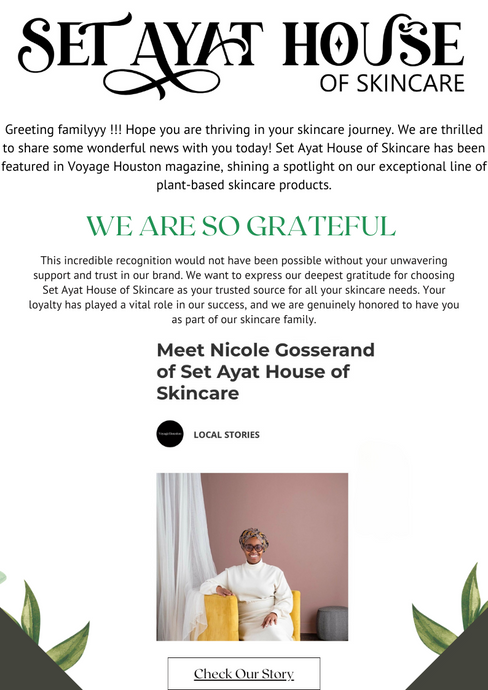 Feature in Voyage magazine